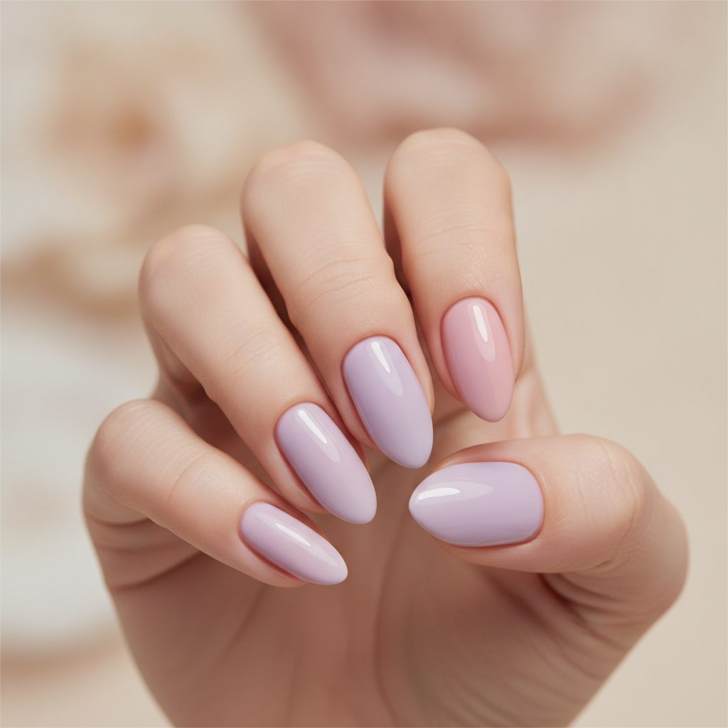 Soft lilac bridge shade