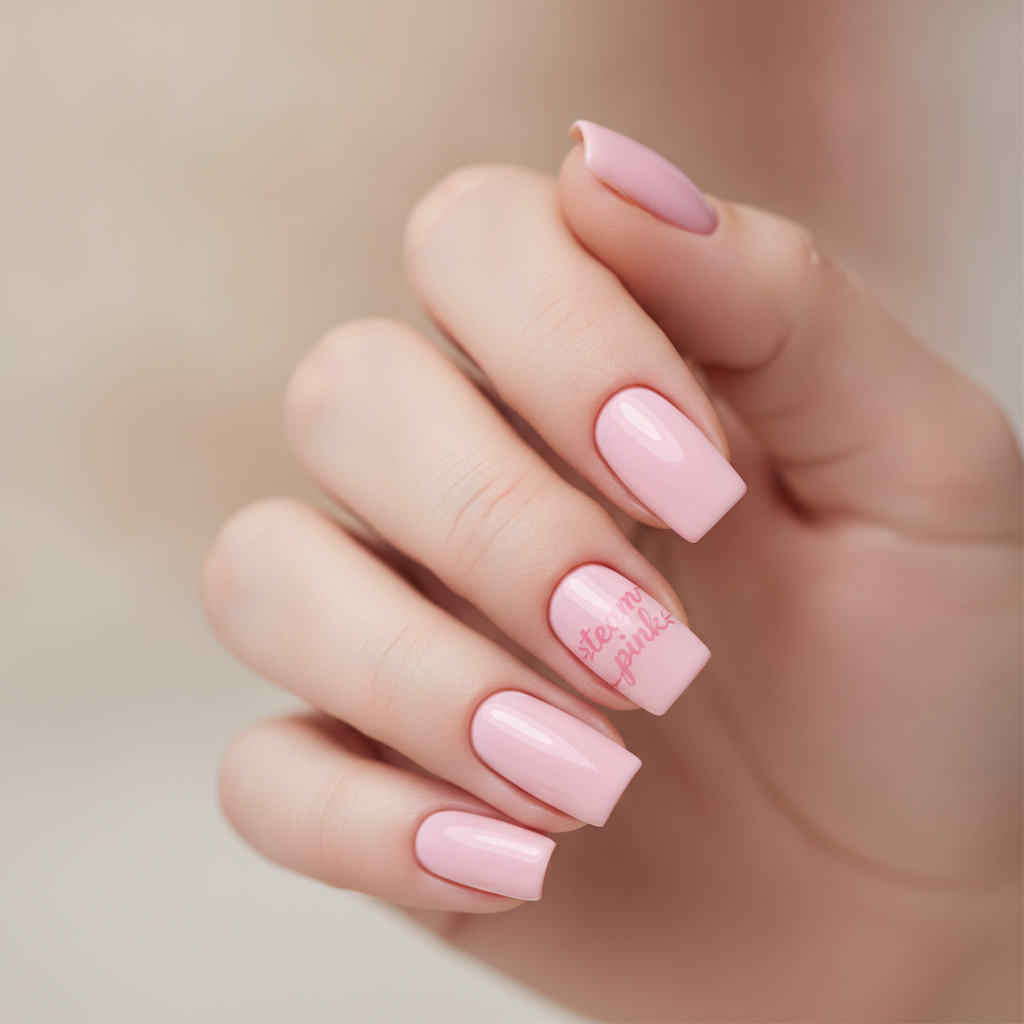 Solid soft team-pink gloss