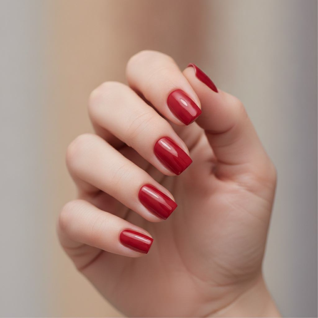 Blood red cream solid