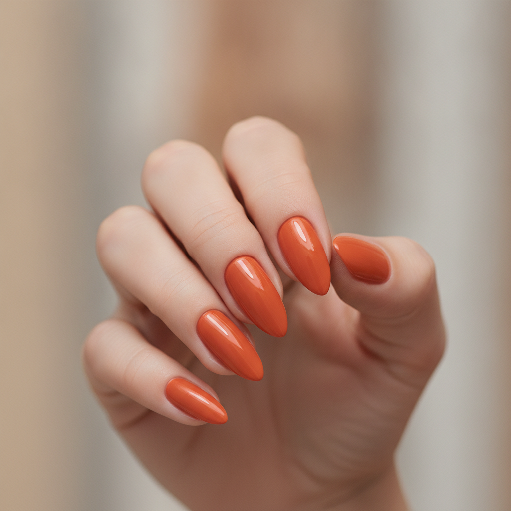 Pumpkin orange solid gloss