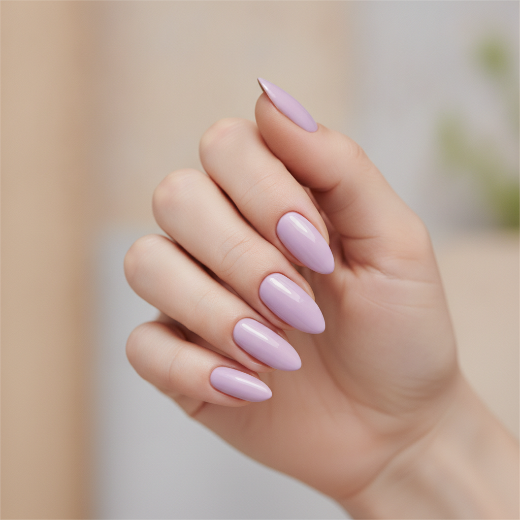 Soft lilac spring solid