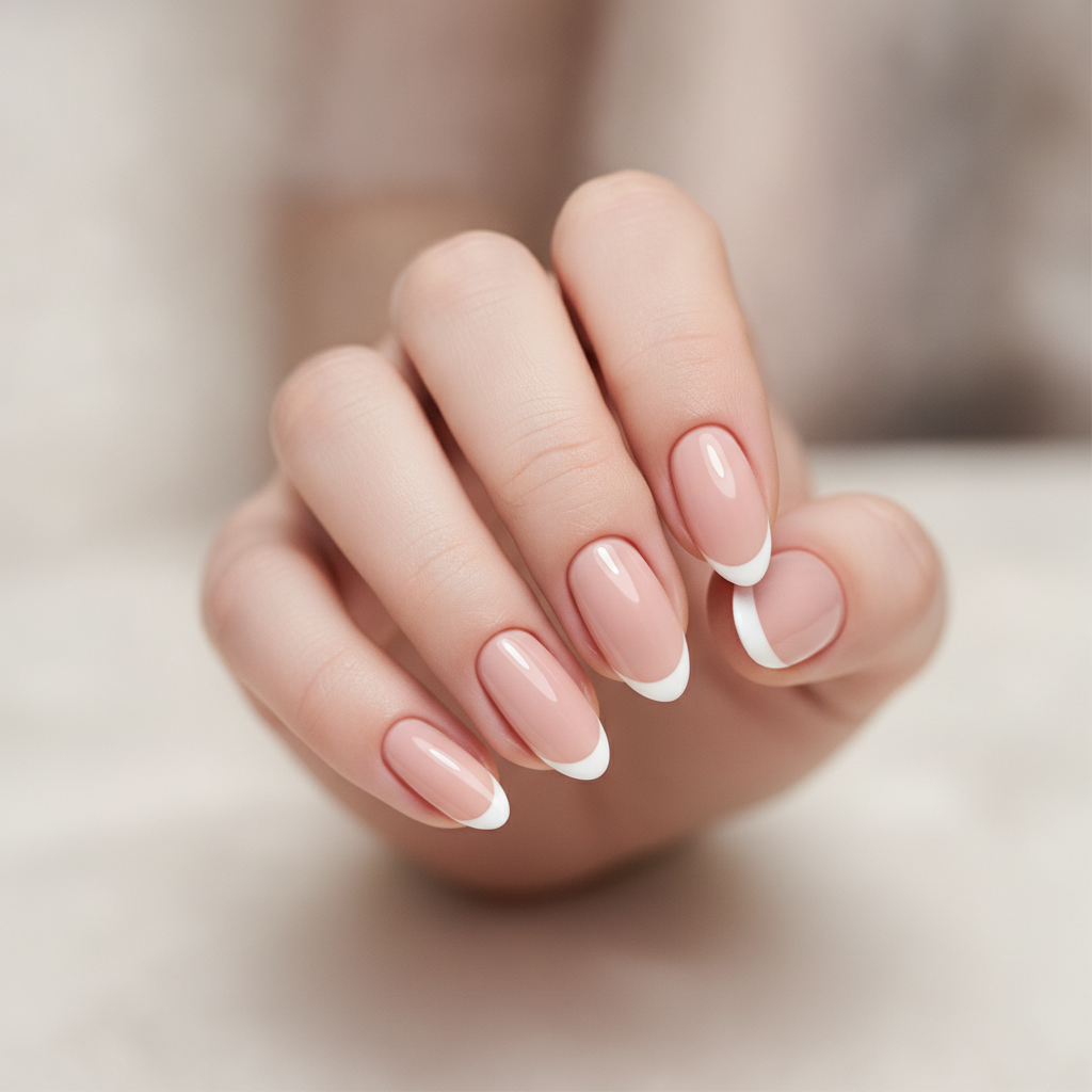 Soft micro French tips
