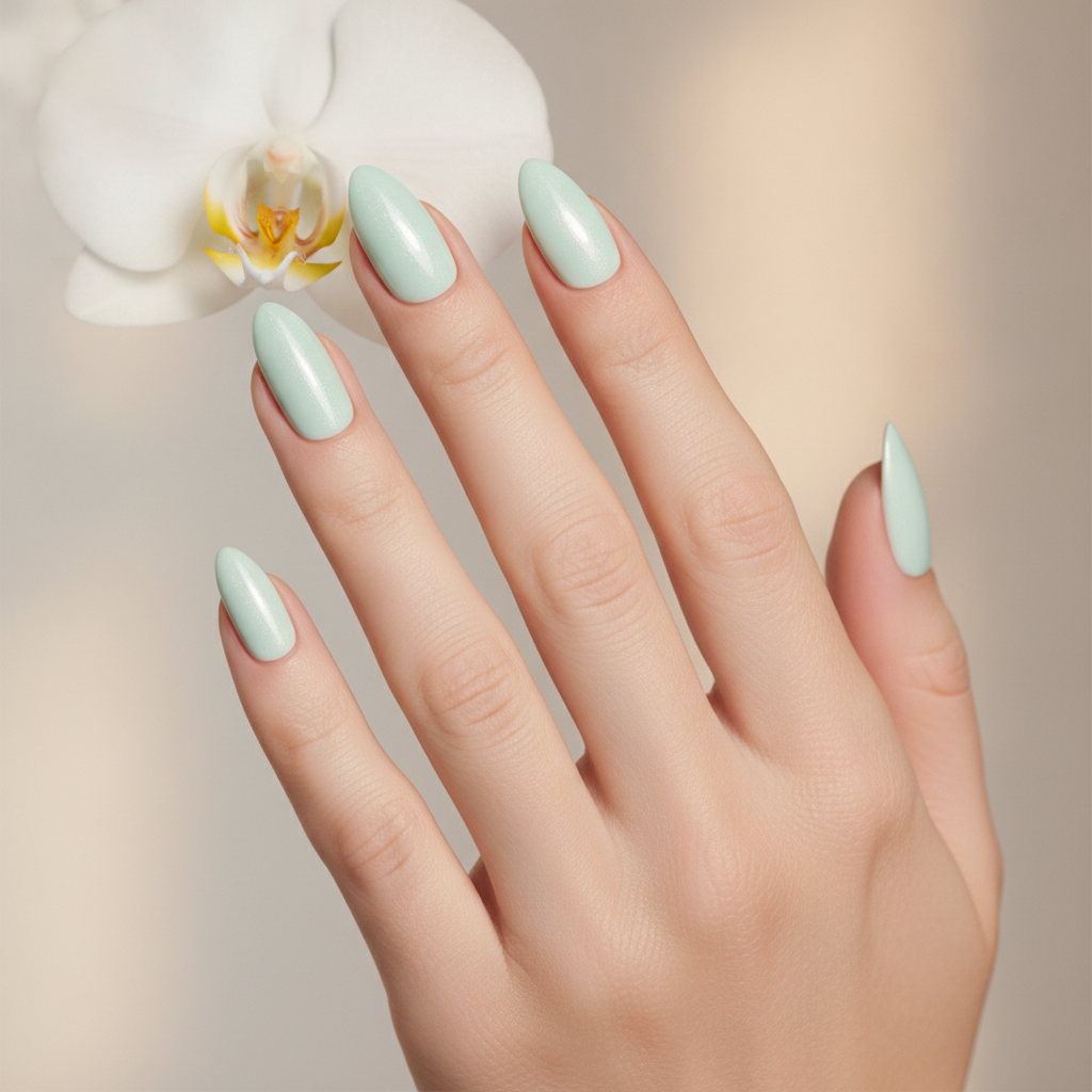 Soft mint solid gloss