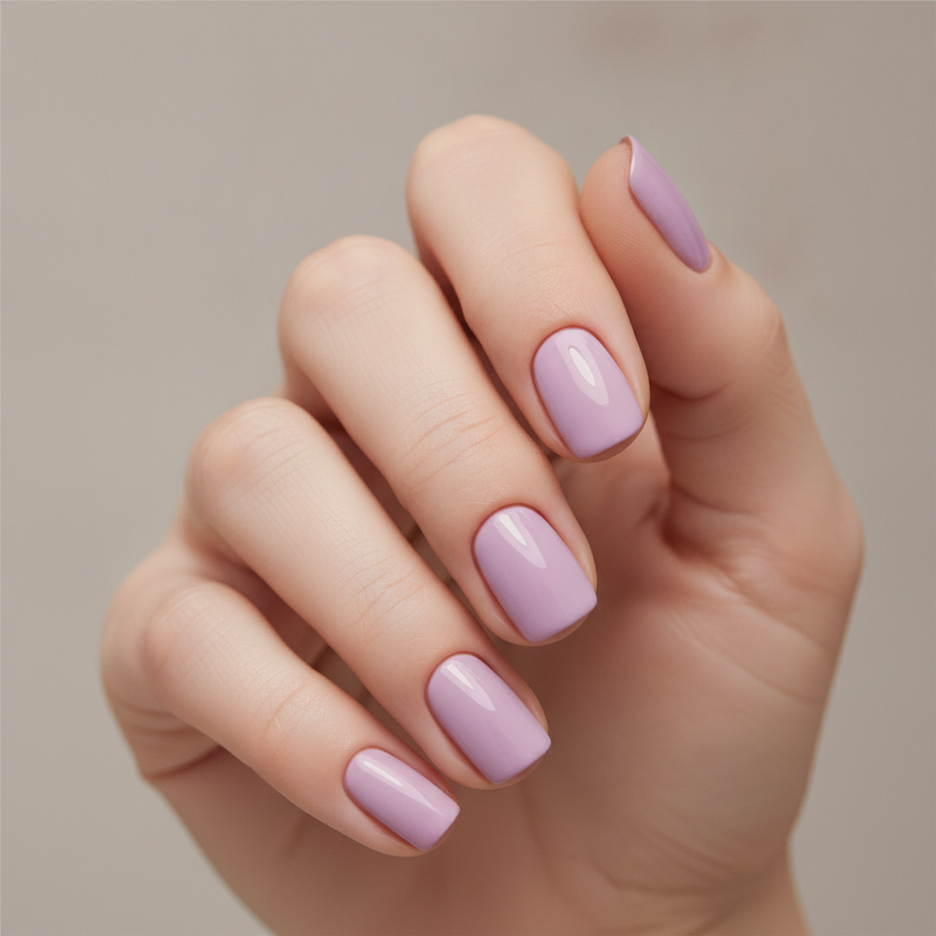 Classic round soft lilac