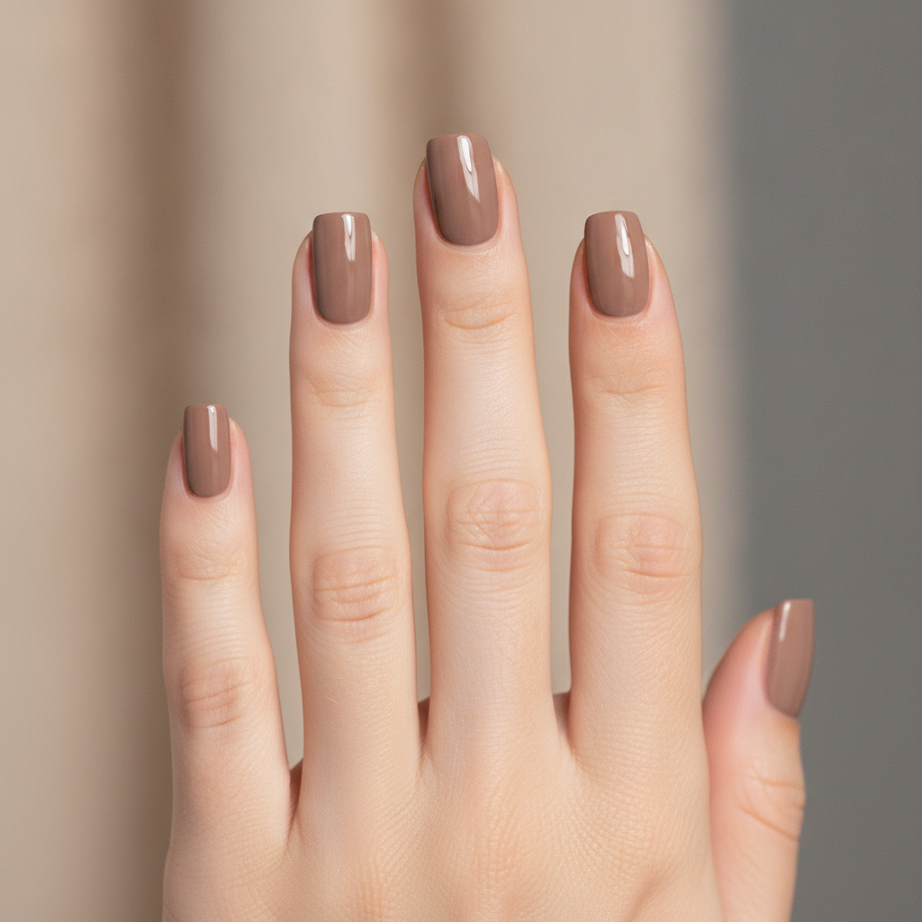 Short square soft mocha