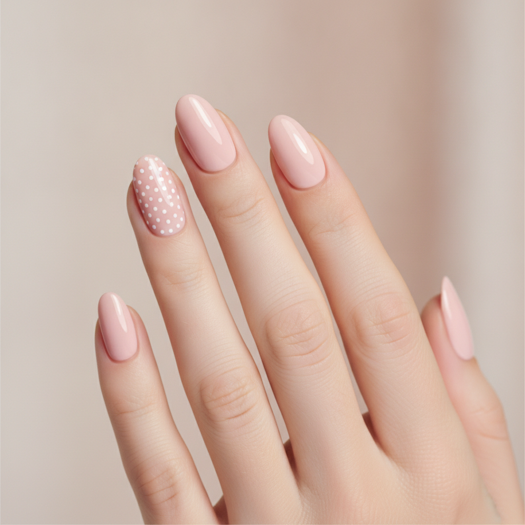 Solid color with one micro-dot accent