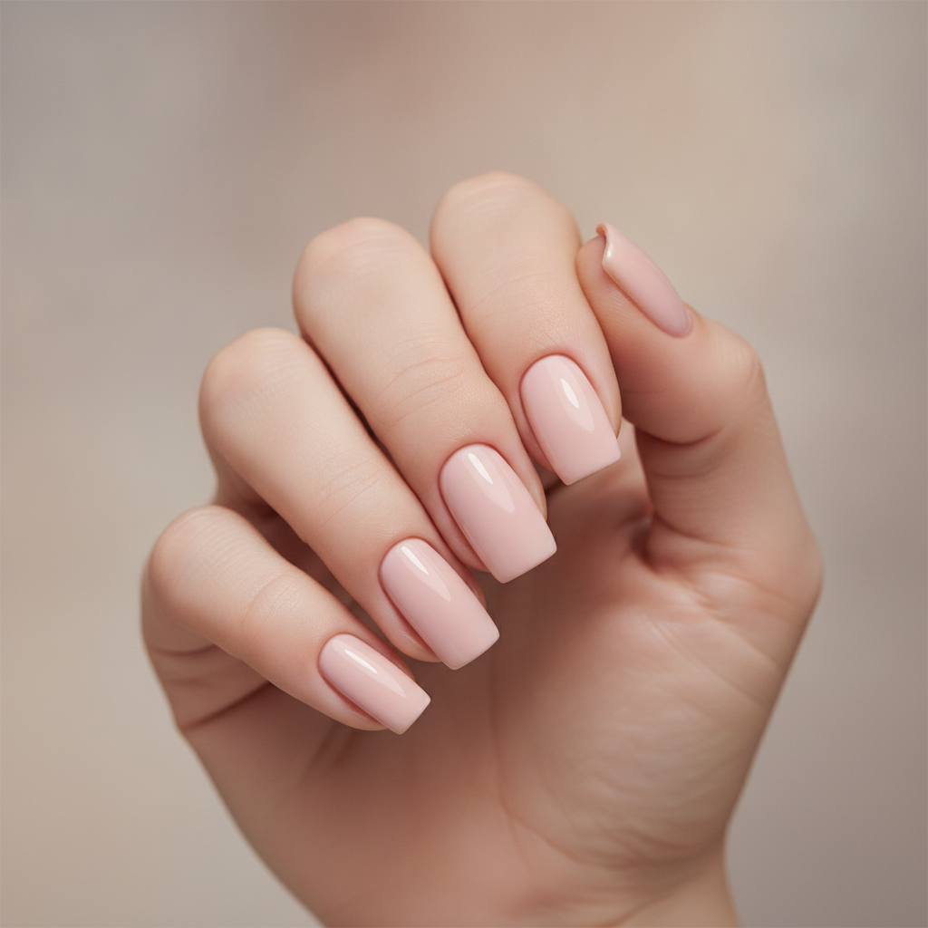 Opaque soft pink solid