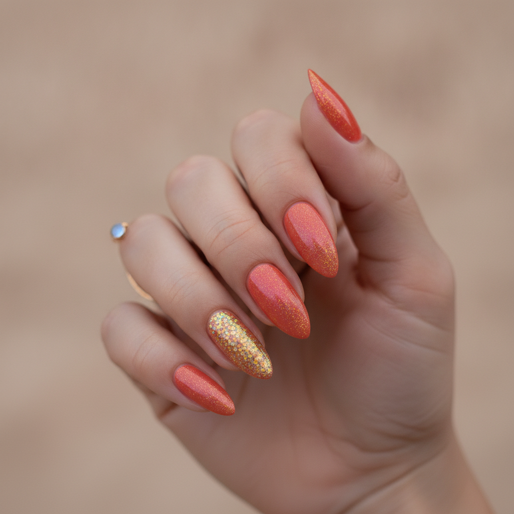 Holographic flash over coral