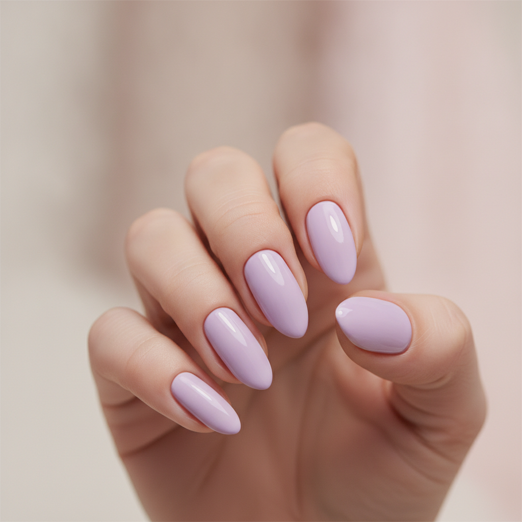 Soft lilac summer solid