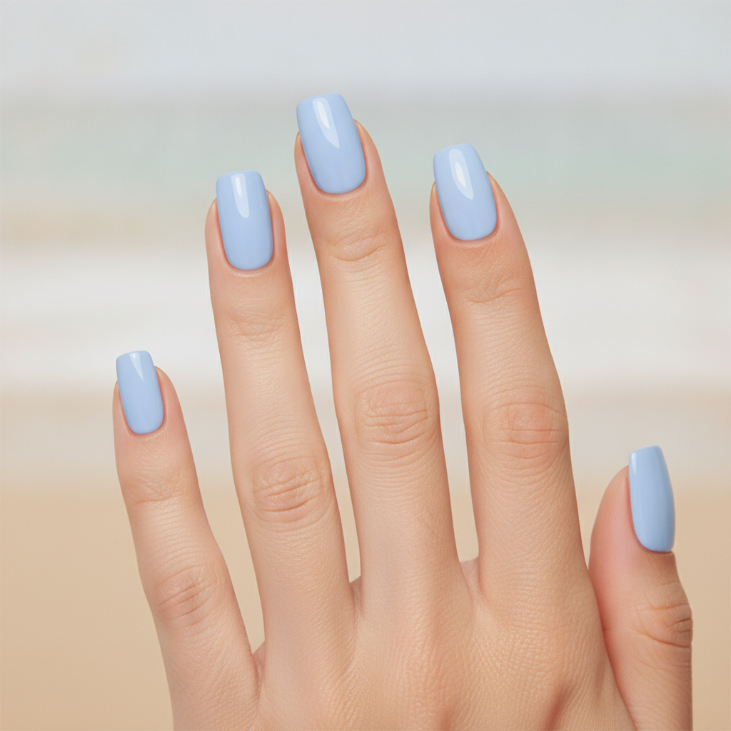 Ocean baby blue solid